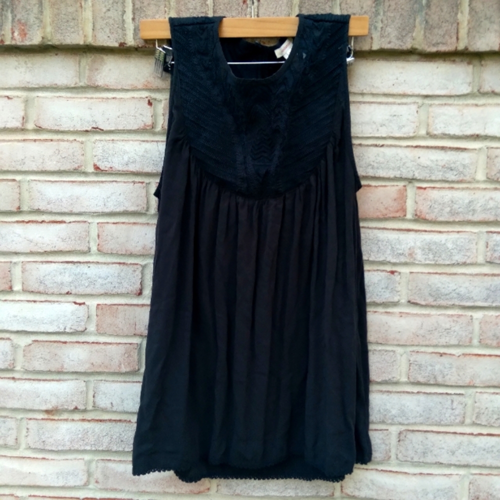 Sundance | flowy black sleeveless tank size large